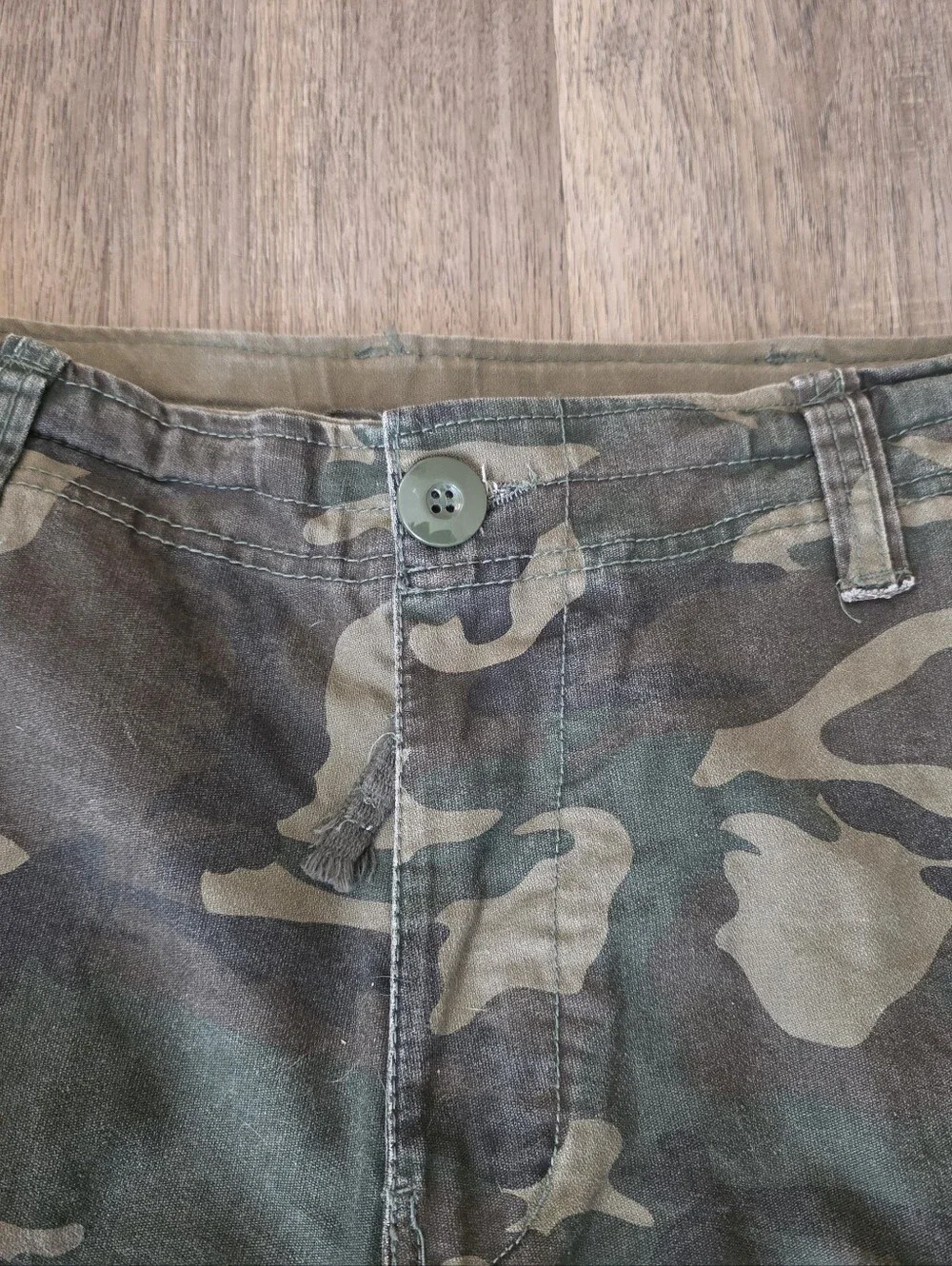 Mens Brandit Camo Cargo Shorts Size XXL